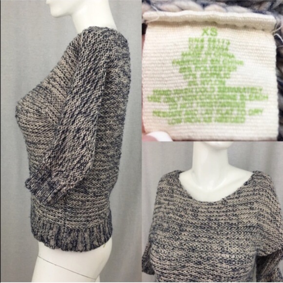 Size XS UO Staring At Stars Crocheted Sweater Top - Picture 3 of 4